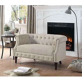Mua Sofa băng kiểu tân cổ điển vải Tundo 1m6 màu kem