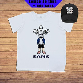 SALE Combo Áo thun và nón in hình bé sans family pháp sư biệt đội gangster nhiều mẫu HOT bán chạy