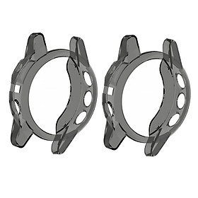 2pcs Smart Watch Screen Case Cover Silicone Protector For Fenix 5S