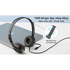 Mua HEADPHONE RAPOO H120 CHÍNH HÃNG. ÂM THANH CỰC HAY.