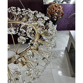Mua Đèn trần LED TOMAX mặt dây chuyền đèn pha lê thiết kế hiện đại cho phòng khách phòng ăn  Bóng đèn miễn phí 