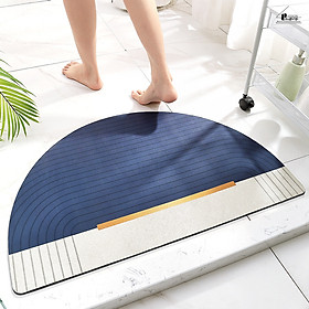 Mua Thảm Half Circle Leather Trang Trí Cửa Ra Vào Thảm Nhà Tắm