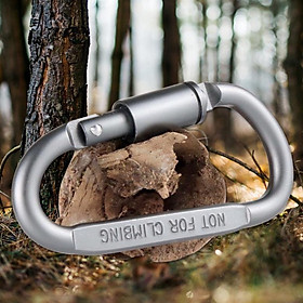 Móc Đa Năng Móc Khóa Nhôm Đi Phượt Carabiner Chữ D