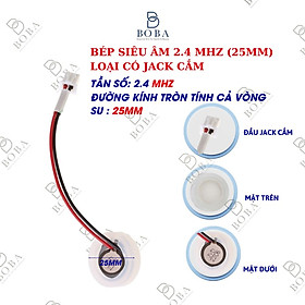 Mua (HCM) Bép Siêu Âm  Đầu Phun Máy Xông Tinh Dầu  Phun Sương  Khuếch Tán Hương Thơm  Béc Jack 2.4mhz(25mm) - BOBA NATURALS