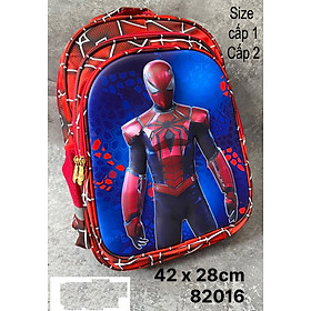 Balo in họa tiết nổi 3D Spider man cho bé trai đi học