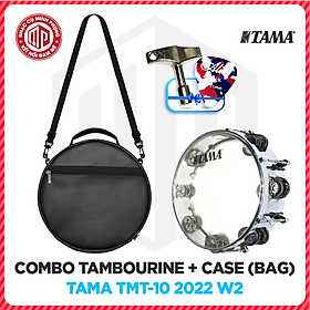 Mua Combo Trống lắc tay/ Lục lạc gõ bo/ Tambourine + Bao đựng/ Túi đựng - Model TAMA TMT-10 (TMT10) - Nhiều màu lựa chọn - Hàng chính hãng