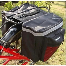 Túi treo hành lý đằng sau chống nước-Túi đôi phía sau yên xe Đồ dùng và thiết bị đi xe đạp
