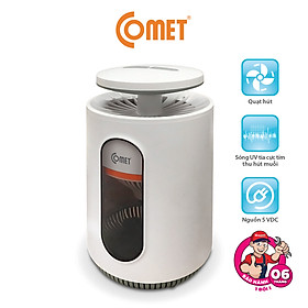 Đèn Diệt Muỗi COMET CM068 công suất 4W, có quạt hút muỗi, có lưới điện diệt muỗi