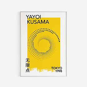 Mua Tranh treo tường | Triễn lãm-Yayoi Kusama - Infinity Nets  Modern Printable Art 09