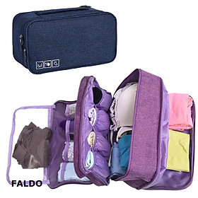 Túi Đựng Đồ Lót, Áo Ngực, Quần Lót, Khăn, Phụ Kiện Du Lịch Chống Nước FALDO