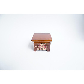 Mua Đôn gỗ vuông đế gỗ đặt tượng thờ cúng hoa sen đẹp - Nhiều cỡ