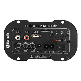220V Bluetooth Power Amplifier Hi-Fi Bass Mono Digital Mini Amp Radio TF/USB Car Mini Power Amplifier