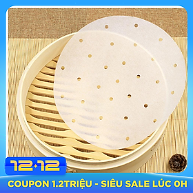 TỜ GIẤY NẾN ĐỤC LỖ DÙNG ĐỂ HẤP, NƯỚNG - size 23 cm ( tặng 1 món quà xinh )