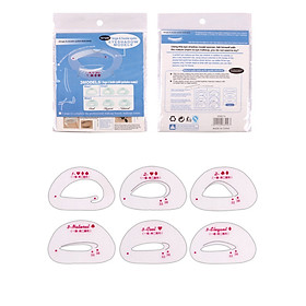 Sét 6 khuôn kẻ vẽ tạo khối trang điểm mắt tiện lợi KM07