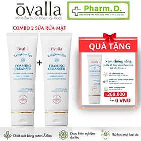 Sữa Rửa Mặt OVALLA Tạo Bọt Siêu Nhỏ Giúp Làm Sạch Sâu Và Dưỡng Ẩm Dành Cho Mọi Loại Da (Tuýp 120ml)