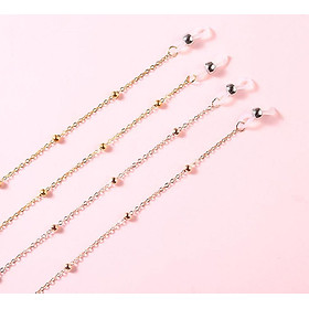 2PCS Eyeglass Chains Eye Glasses Decoration Necklace Glasses Cord Neck Holder