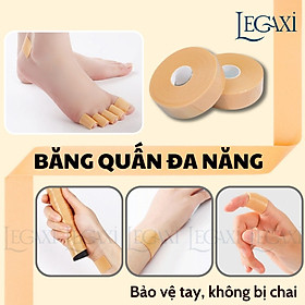 Hình ảnh Cuộn Băng quấn ngón tay ngón chân 4.4 mét Băng khớp Bảo vệ Tay Giảm đau khi Chơi Tennis Quần vợt Bóng rổ Bóng chuyền Legaxi