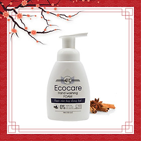 Nước rửa tay hữu cơ diệt khuẩn dạng bọt tinh dầu Quế 250ml thương hiệu Ecocare