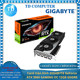 Mua Card màn hình GIGABYTE GeForce RTX 3060 GAMING OC 12GB GDDR6 (GV-N3060GAMING OC-12GD) - Hàng chính hãng Viễn Sơn phân phối