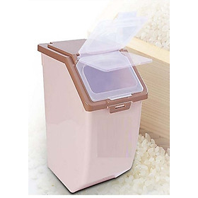 Mua Thùng đựng gạo 15kg tiện dụng cho nhà bếp - Màu ngẫu nhiên