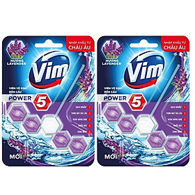 Vệ Sinh Bồn Cầu VIM POWER 5 Sạch Khuẩn Thơm Mát - 1 Vĩ