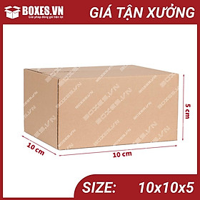 Mua 10x10x5 Combo 50 hộp Carton đóng gói hàng giá tại xưởng