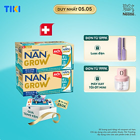 Bộ 2 Thùng 24 hộp Sữa pha sẵn Nestlé NANGROW sữa mát công thức từ Thụy Sĩ 6(4 x 180ml) - (Bé từ 1 tuổi)