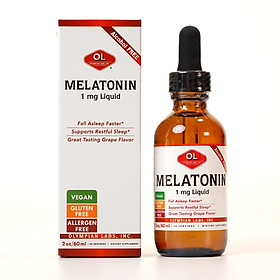 Thực Phẩm Chức Năng Olympian Labs Melatonin 1Mg Hỗ Trợ Điều Hòa Và Cải Thiện Giấc Ngủ 60Ml