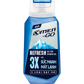 Sữa Tắm X-men Go Refresh 3 Loại Bạc Hà 370g