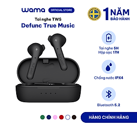 Tai nghe TRUE Music TWS Earbuds Defunc - Hàng chính hãng - Bảo hành chính hãng 1 năm