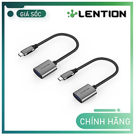 Bộ chuyển đổi USB-C sang USB-A 3.0 Lention C6  Hàng Chính Hãng