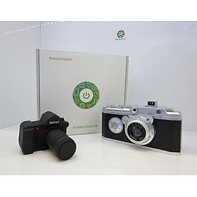 Bộ 2 pin và sạc đôi RavPower NP-FW50 cho Sony A6000, A6300, A6500, A7, A7 II, A7R, A7S... - Hàng chính hãng