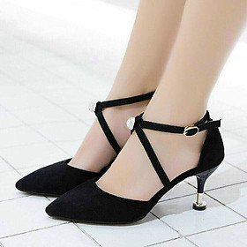 GIÀY CAO GÓT NHỌN 7 PHÂN THIẾT KẾ XINH XẮN BẮT MẮT