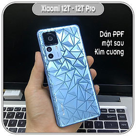 Mua Miếng dán PPF mặt lưng 3D vân kim cương cho Xiaomi 12T - 12T Pro