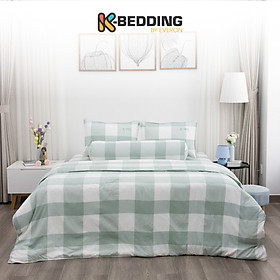 Bộ ga giường nhuộm sợi công nghệ Yarn Dyed K-Bedding KPCD 203 (không bao gồm chăn)