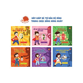 Hình ảnh Trọn Bộ 6 cuốn - Kĩ Năng Tự Bảo Vệ Mình - Sách Kỹ Năng Sống Cho Bé
