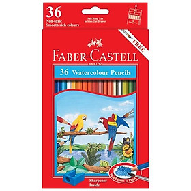 Chì Màu Nước Parrot - 36 Màu Dài - Faber-Castell 114466
