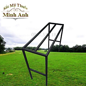 Mua Kệ kê chậu cây ban công sân thượng. Dài 80cm. Rộng 20-25-30cm. Cao 30-40-50-60cm. 1 2 3 nan phụ giằng chân. hộp thép 2x2cm ( Hàng Chính Hãng )
