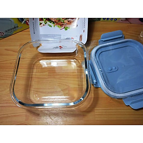 HỘP THUỶ TINH VUÔNG CAO CẤP CHỊU NHIỆT 800ML