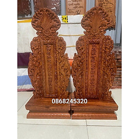 Mua Bài vị thờ cúng  gia tiên bằng gỗ hương đá kt 68×30×19cm