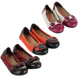 Giày trẻ em nữ Huy Hoàng da bò phối nhiều màu HT7863-64-65