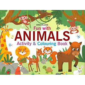 Fun With Animal Activity & Colouring Book (Sách Tô Màu Cho Trẻ Em - Vui Cùng Động Vật)