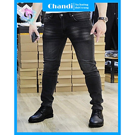 Quần Bò Nam cao cấp thương hiệu Chandi,  chất jean co dãn mẫu mới mã HD54