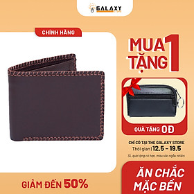 Ví Nam Thời Trang Cao Cấp Da Bò Thật Galaxy Store GVN11 (12.5 x 9.5 cm)