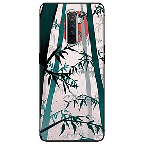 Ốp lưng dành cho Realme X2 Pro mẫu Trúc Trăng Đỏ