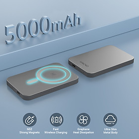 Mua Pin sạc dự phòng không dây Hinovo MB1-10000 Magnetic Wireless 10.000mAh (Sạc nhanh  Sạc từ tính  Siêu mỏng) - Hàng Chính Hãng