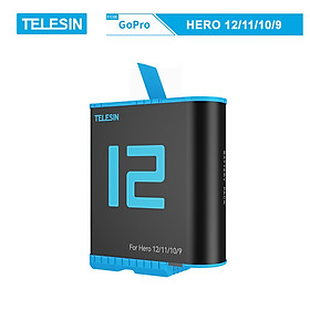 Pin Telesin cho GoPro Hero 9, GoPro Hero 10, GoPro Hero 11, GoPro Hero 12