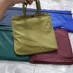 Áo Mưa Vải Dù Kín Người Siêu Bền 1 Người Áo Mưa Không Xẻ Tà AM01