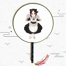 Quạt tròn cổ trang cuộc chiến tỏ tình Kaguya-sama wa Kokurasetai - Tensai-tachi no Ren'ai Zunōsen anime cầm tay