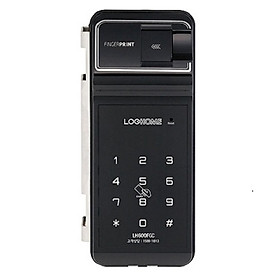 Mua Khóa cửa kính vân tay - thẻ từ - mã số EVERNET LH600FG-SN ( Hàng chính hãng)